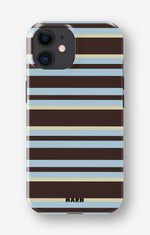 iPhone 12 / iPhone 12 Pro Tough Case – Latte Lines - View 1
