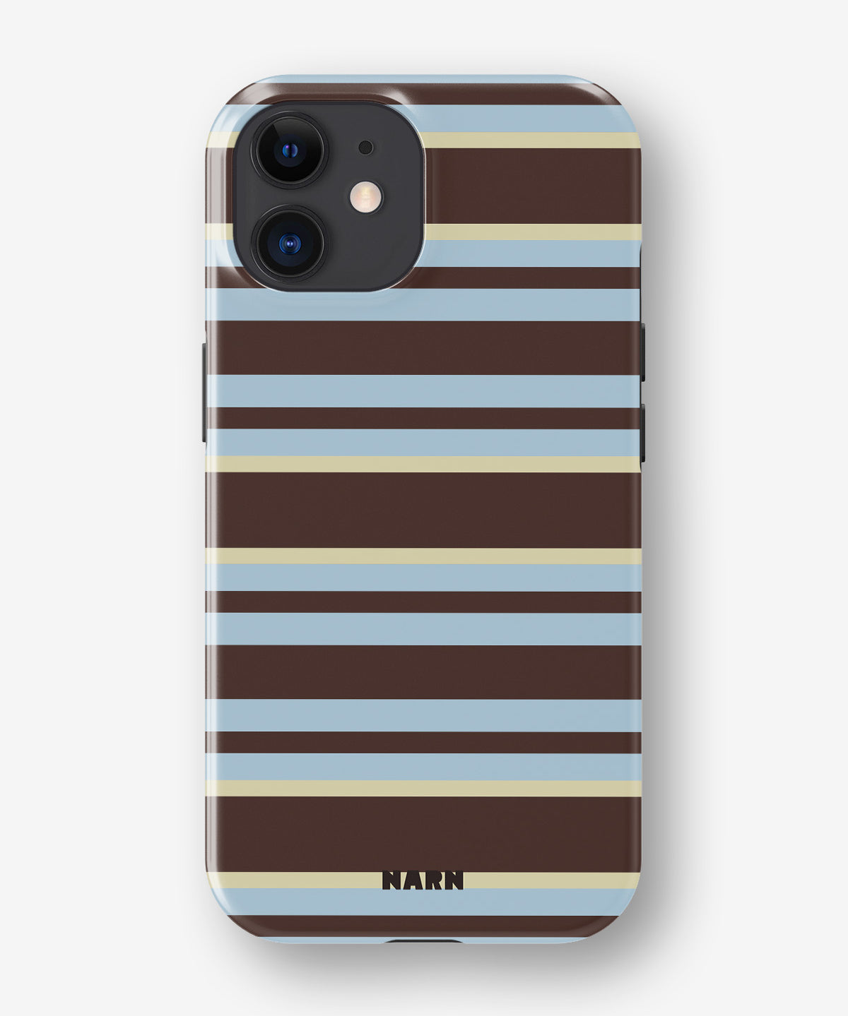 iPhone 12 / iPhone 12 Pro Tough Case – Latte Lines - View 1