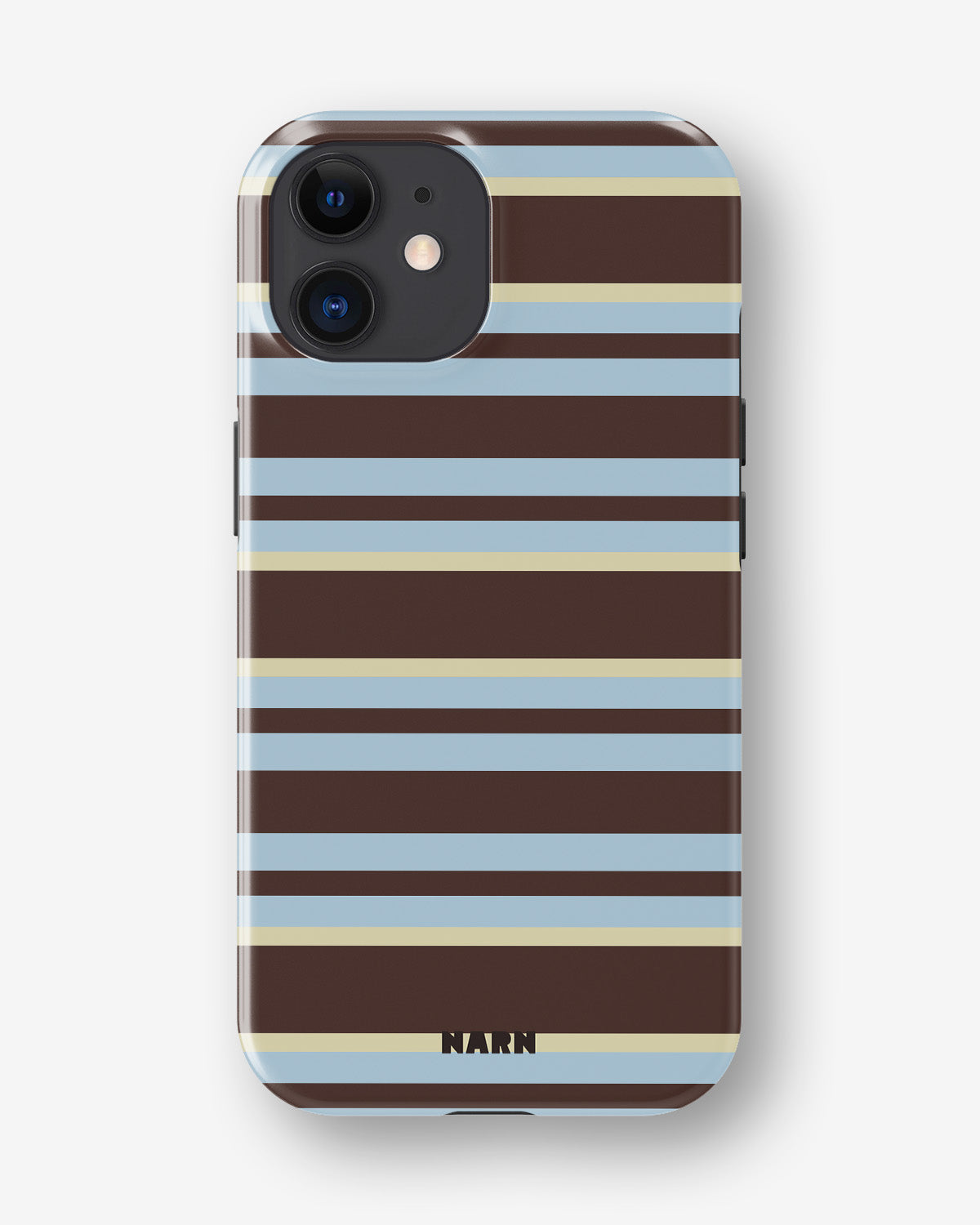 iPhone 12 / iPhone 12 Pro Tough Case – Latte Lines - View 1