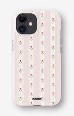 iPhone 12 / iPhone 12 Pro Tough Case – Rose Lines - View 1