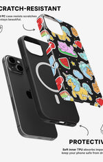 iPhone 12 / iPhone 12 Pro Tough Case – Cute Stickers - View 2