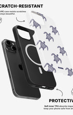 iPhone 12 / iPhone 12 Pro Tough Case – Blue Turtles - View 2
