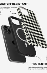 iPhone 12 / iPhone 12 Pro Tough Case – Houndstooth - View 2