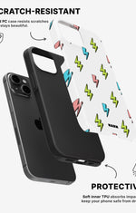 iPhone 12 / iPhone 12 Pro Tough Case – Lightning Bolts - View 2