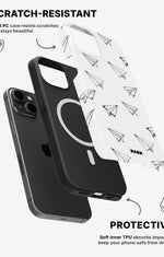 iPhone 12 / iPhone 12 Pro Tough Case – Paper Planes - View 2