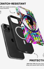 iPhone 12 / iPhone 12 Pro Tough Case – Abstract Eye - View 2
