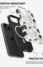 iPhone 12 / iPhone 12 Pro Tough Case – Cartoon Cats - View 2