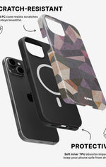 iPhone 12 / iPhone 12 Pro Tough Case – Triangles - View 2