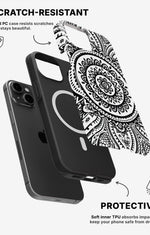 iPhone 12 / iPhone 12 Pro Tough Case – Henna Mandala - View 2