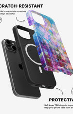 iPhone 12 / iPhone 12 Pro Tough Case – Purple Hearts - View 2