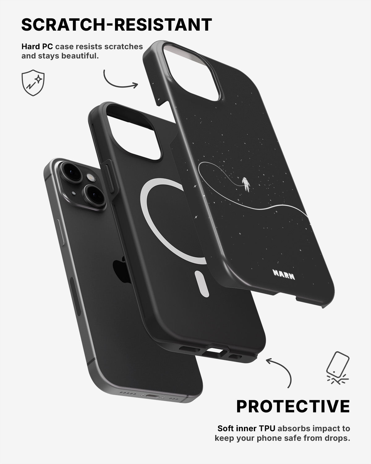 iPhone 12 / iPhone 12 Pro Tough Case – Space Walk - View 2