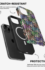 iPhone 12 / iPhone 12 Pro Tough Case – Happy - View 2