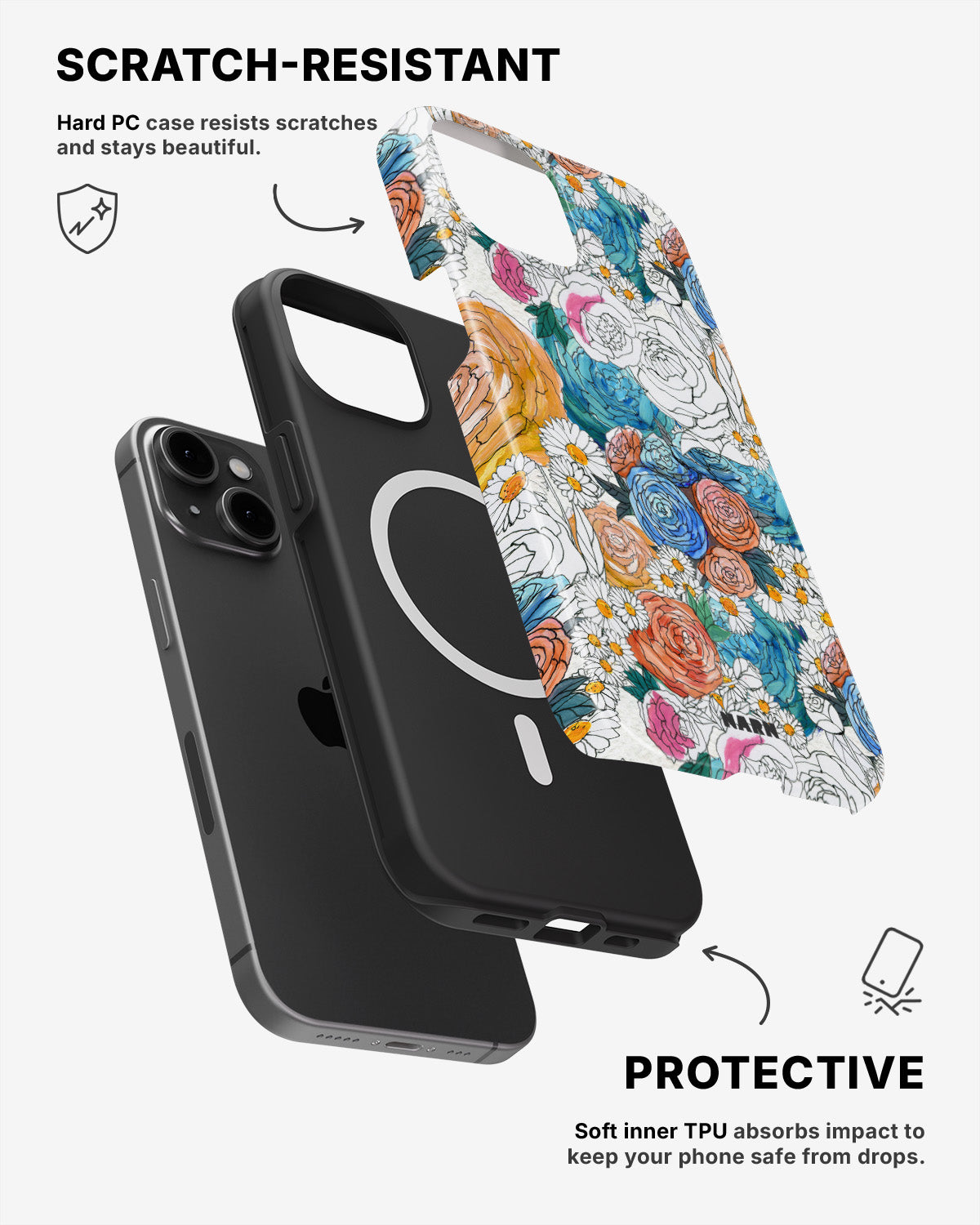 iPhone 12 / iPhone 12 Pro Tough Case – Midsommer - View 2