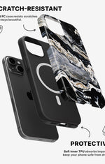 iPhone 12 / iPhone 12 Pro Tough Case – Dark Swirl - View 2