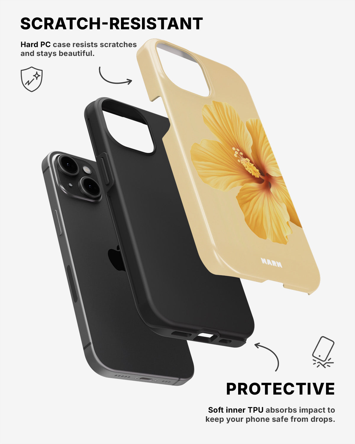 iPhone 12 / iPhone 12 Pro Tough Case – Golden Harmony - View 2