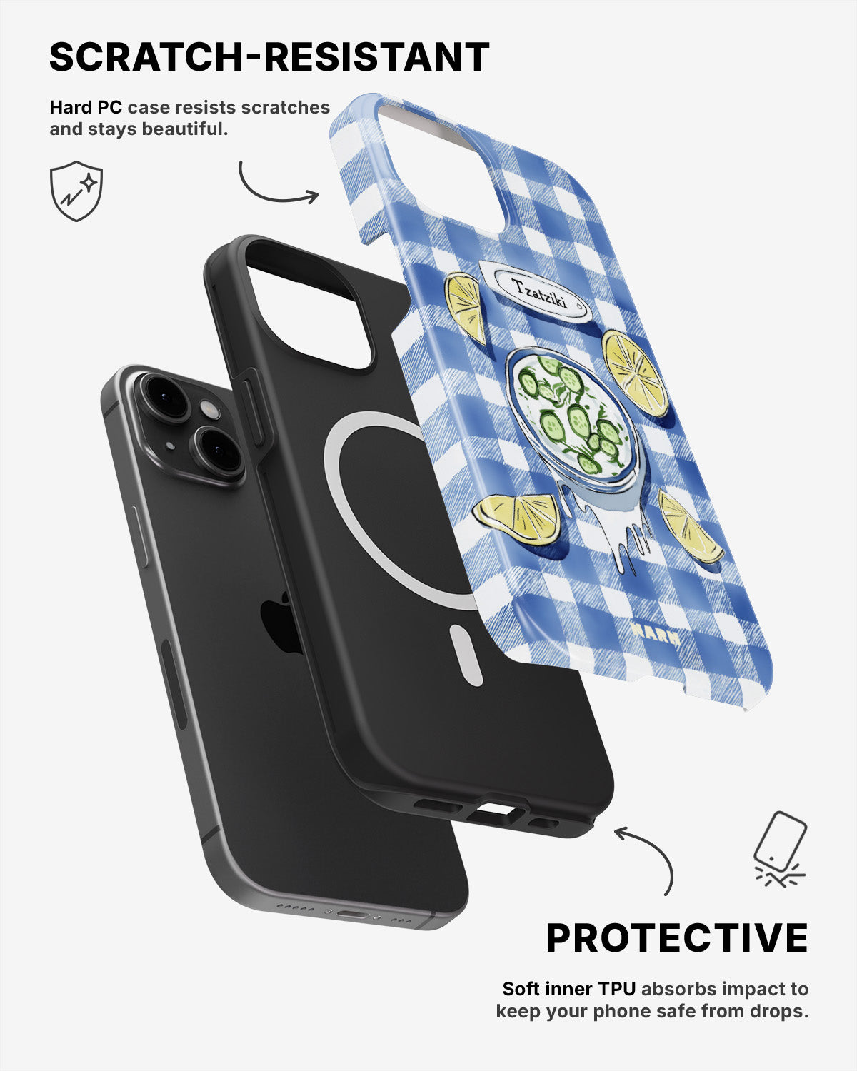 iPhone 12 / iPhone 12 Pro Tough Case – Tzatziki Time - View 2
