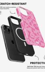 iPhone 12 / iPhone 12 Pro Tough Case – Riot Pink - View 2