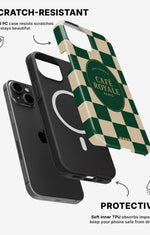 iPhone 12 / iPhone 12 Pro Tough Case – Cafe Royale - View 2