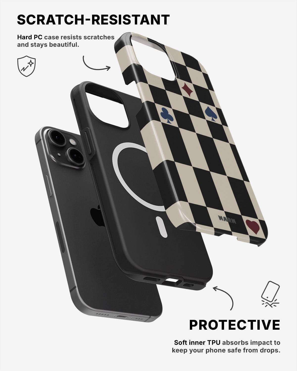 iPhone 12 / iPhone 12 Pro Tough Case – Atout Royale - View 2
