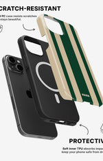 iPhone 12 / iPhone 12 Pro Tough Case – Vert Stripe - View 2