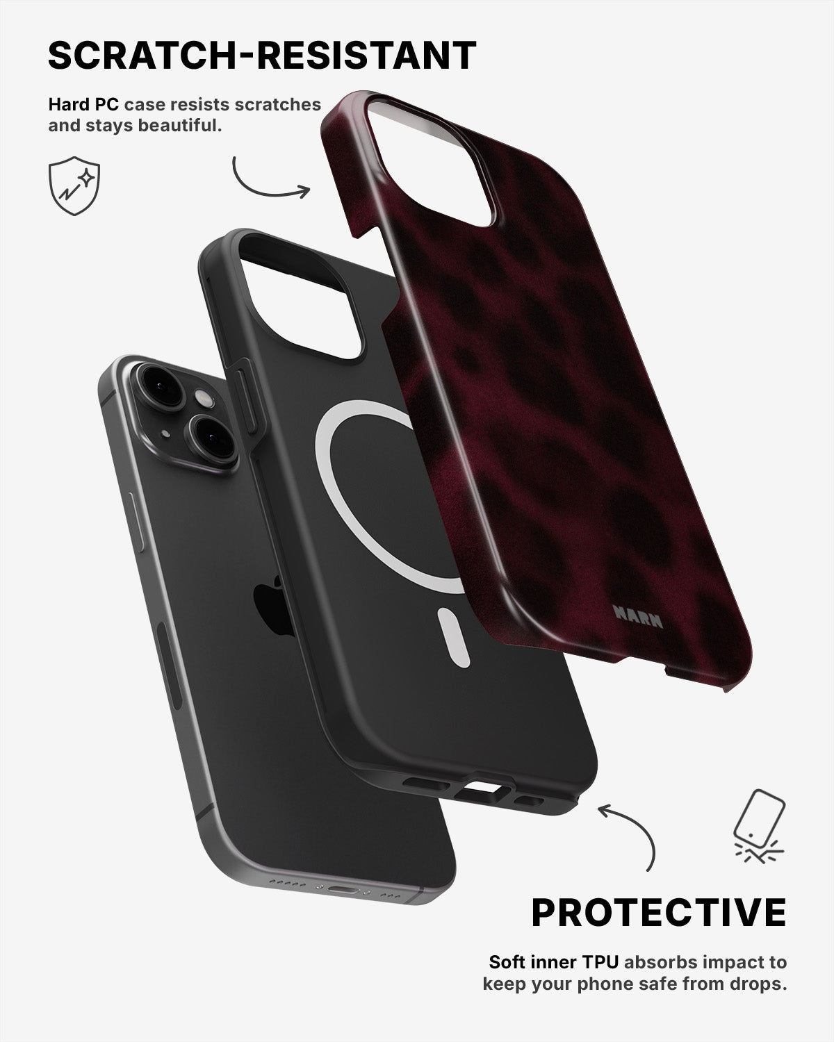 iPhone 12 / iPhone 12 Pro Tough Case – Roar - View 2