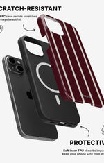 iPhone 12 / iPhone 12 Pro Tough Case – Rouge - View 2