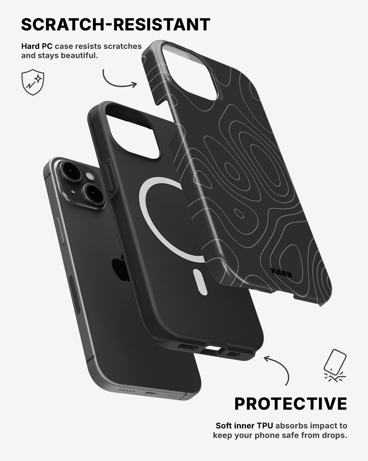 iPhone 12 / iPhone 12 Pro Tough Case – No Signal - View 2