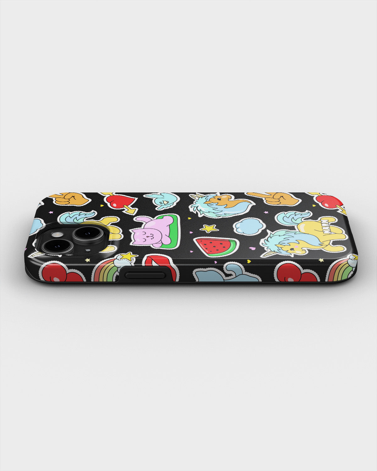 iPhone 12 / iPhone 12 Pro Tough Case – Cute Stickers - View 3