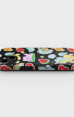 iPhone 12 / iPhone 12 Pro Tough Case – Cute Stickers - View 3