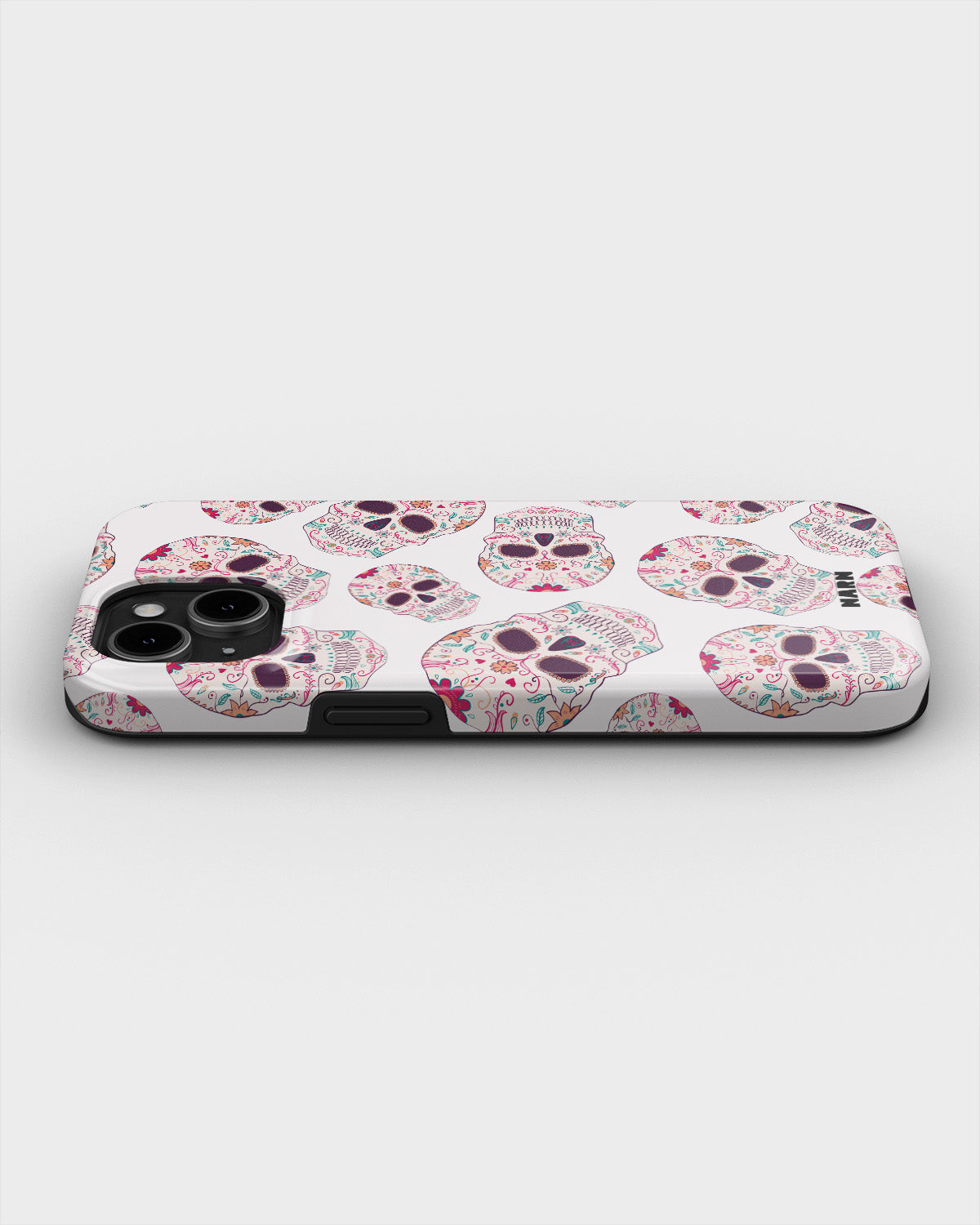 iPhone 12 / iPhone 12 Pro Tough Case – Calavera Skulls - View 3