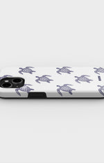 iPhone 12 / iPhone 12 Pro Tough Case – Blue Turtles - View 3