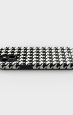 iPhone 12 / iPhone 12 Pro Tough Case – Houndstooth - View 3