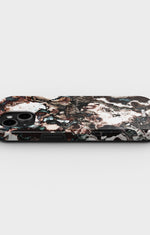 iPhone 12 / iPhone 12 Pro Tough Case – Marble Brown - View 3