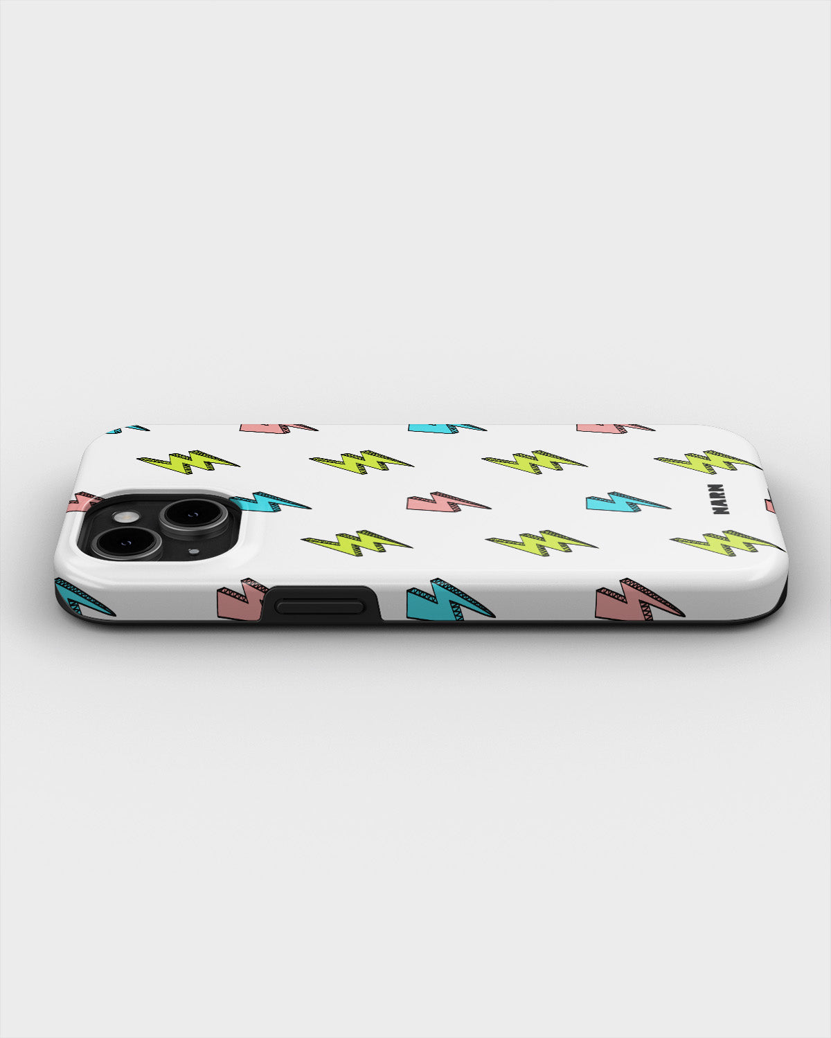 iPhone 12 / iPhone 12 Pro Tough Case – Lightning Bolts - View 3