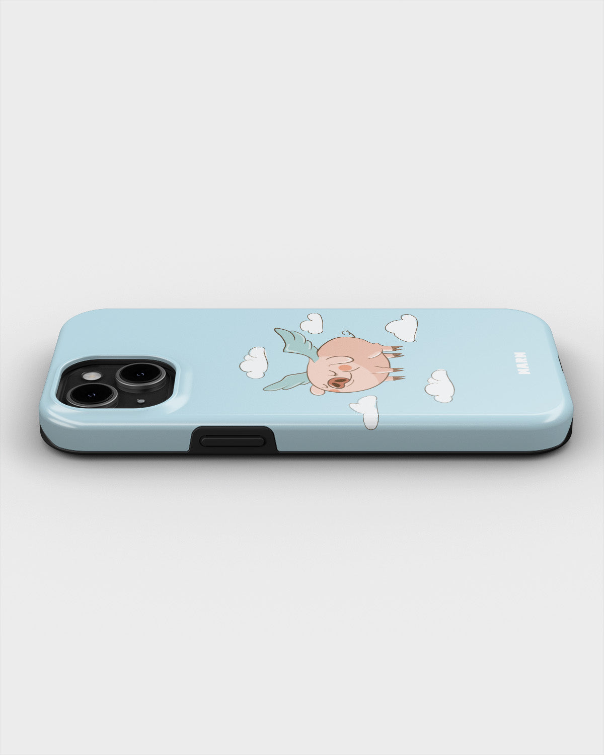 iPhone 12 / iPhone 12 Pro Tough Case – Dreamy Pig - View 3