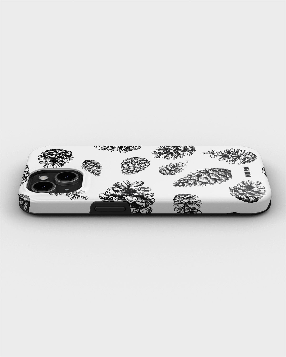 iPhone 12 / iPhone 12 Pro Tough Case – Pine Cones - View 3