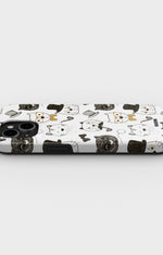 iPhone 12 / iPhone 12 Pro Tough Case – Cartoon Cats - View 3