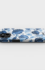 iPhone 12 / iPhone 12 Pro Tough Case – Blue Tropics - View 3