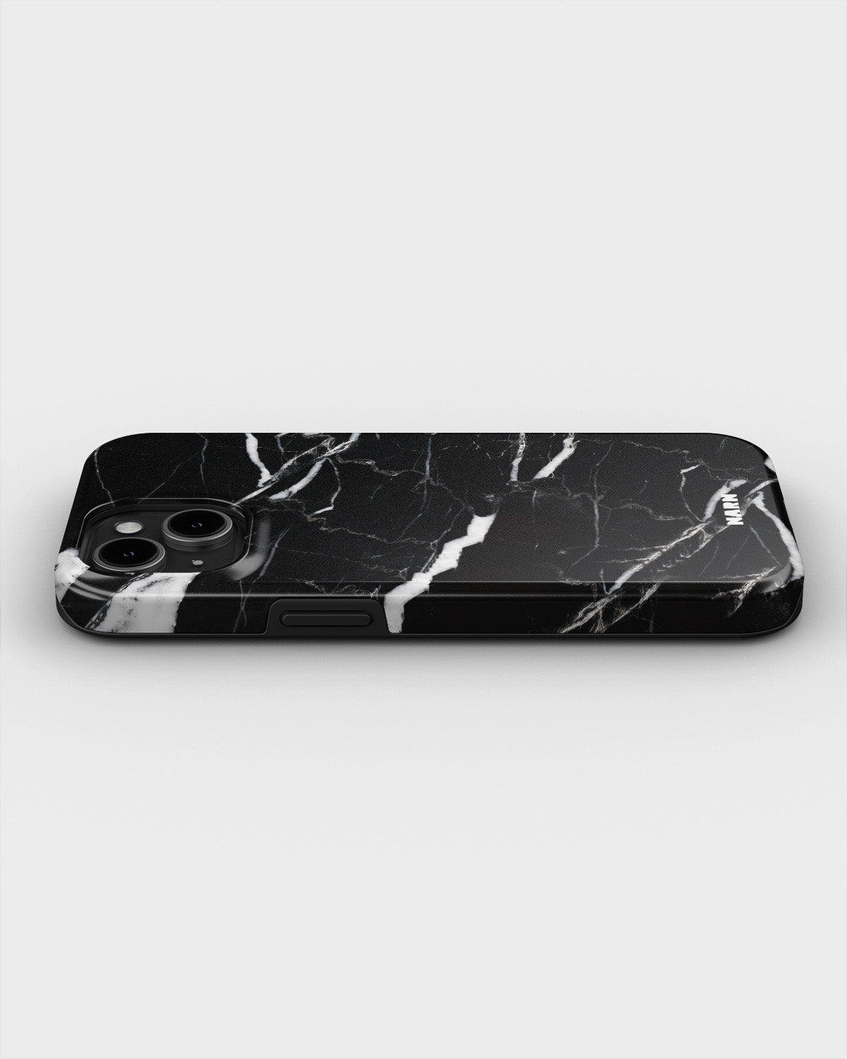iPhone 12 / iPhone 12 Pro Tough Case – Black Marble - View 3