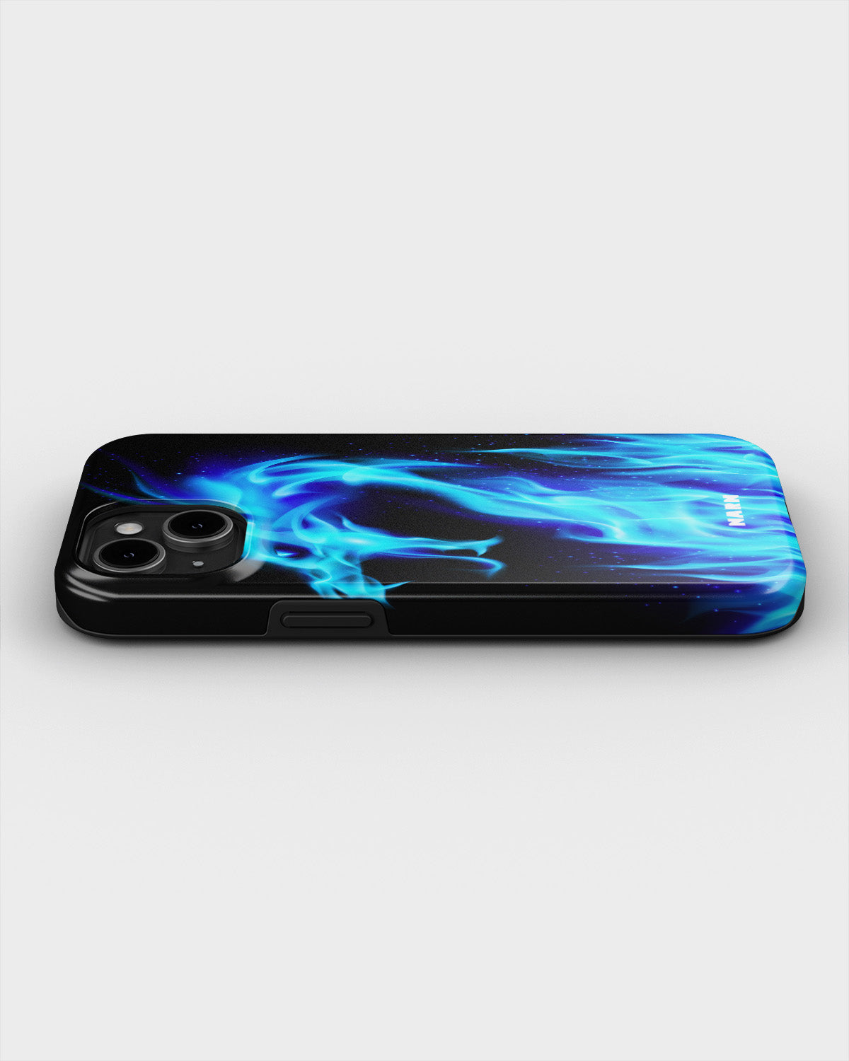 iPhone 12 / iPhone 12 Pro Tough Case – Blue Flames Dragon - View 3