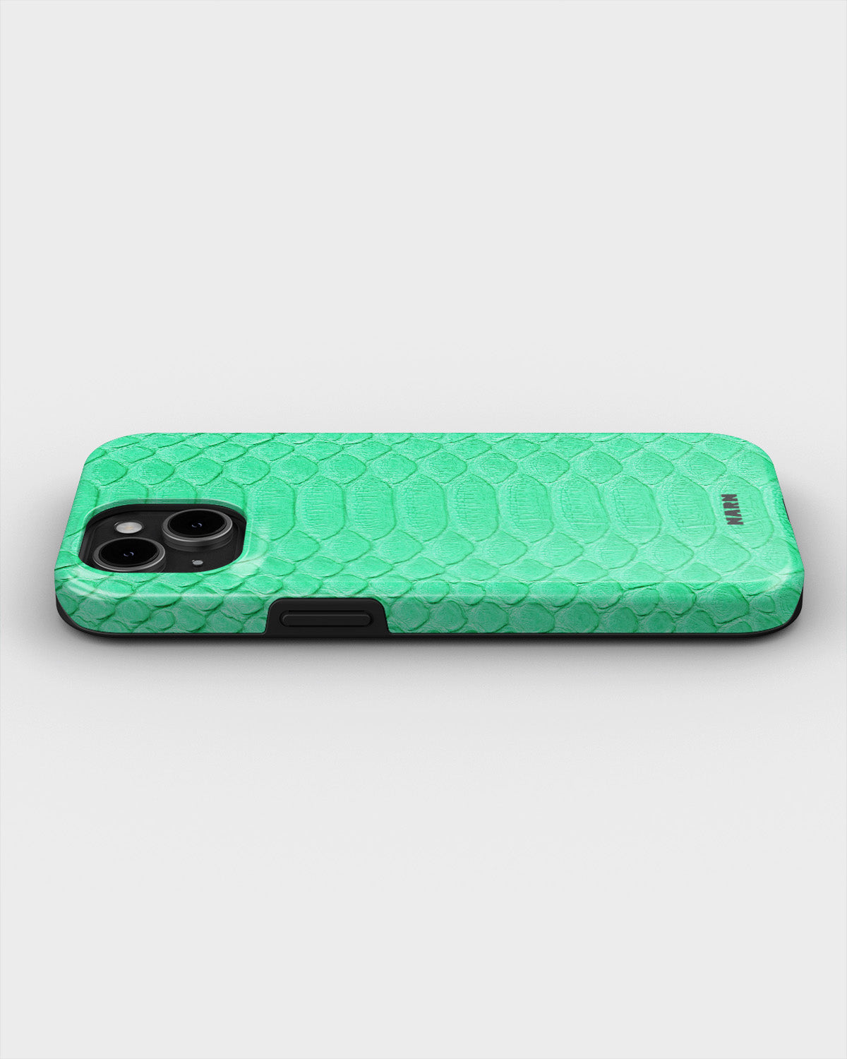 iPhone 12 / iPhone 12 Pro Tough Case – Turquoise Snake - View 3