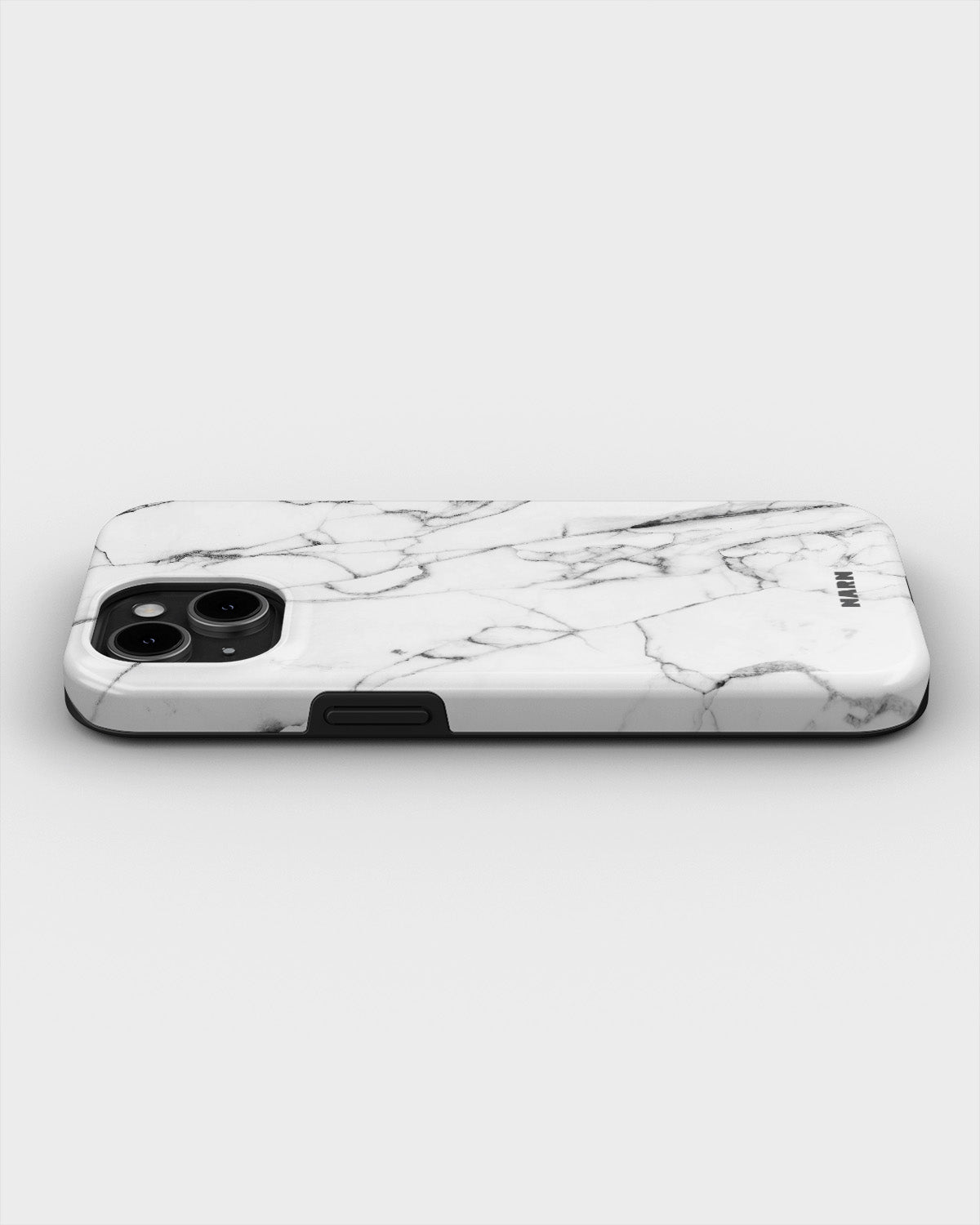 iPhone 12 / iPhone 12 Pro Tough Case – Milky Marble - View 3