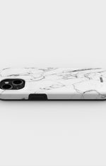 iPhone 12 / iPhone 12 Pro Tough Case – Milky Marble - View 3