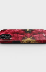 iPhone 12 / iPhone 12 Pro Tough Case – Burgendy Shimmer - View 3