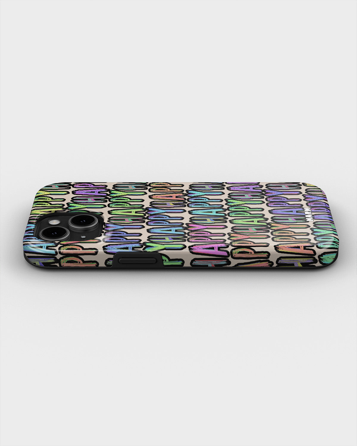 iPhone 12 / iPhone 12 Pro Tough Case – Happy - View 3