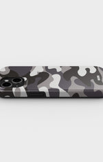 iPhone 12 / iPhone 12 Pro Tough Case – Grey Camo - View 3