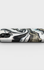 iPhone 12 / iPhone 12 Pro Tough Case – Golden Swirl - View 3