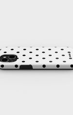 iPhone 12 / iPhone 12 Pro Tough Case – Mono Dots - View 3