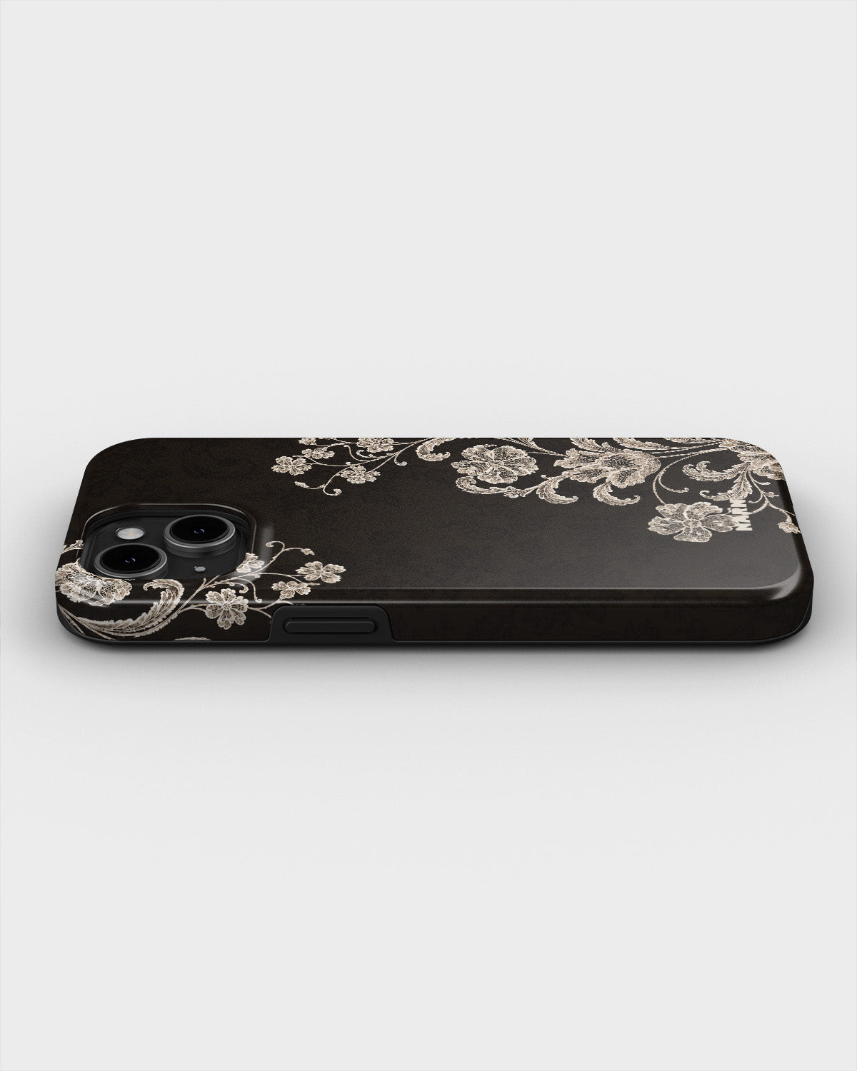 iPhone 12 / iPhone 12 Pro Tough Case – Ivory Bloom - View 3