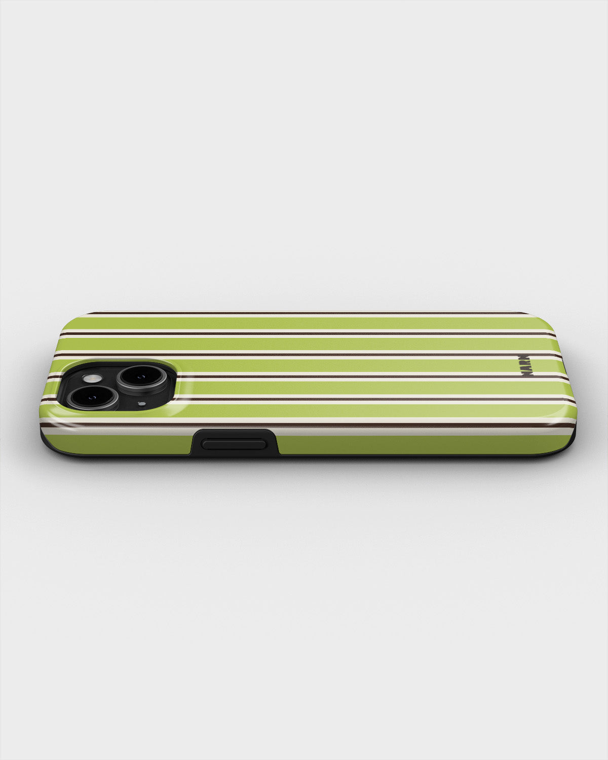 iPhone 12 / iPhone 12 Pro Tough Case – Matcha Lines - View 3